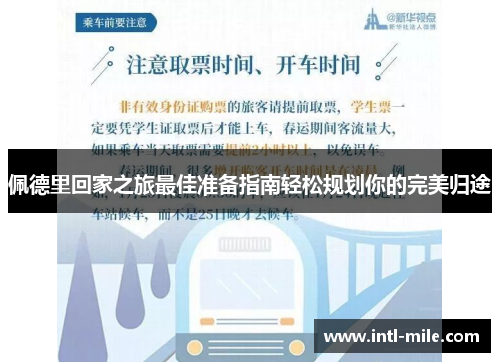 佩德里回家之旅最佳准备指南轻松规划你的完美归途