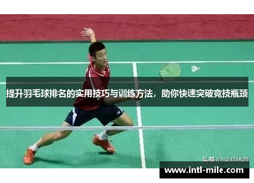 提升羽毛球排名的实用技巧与训练方法，助你快速突破竞技瓶颈