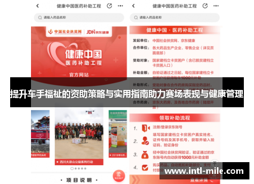 提升车手福祉的资助策略与实用指南助力赛场表现与健康管理